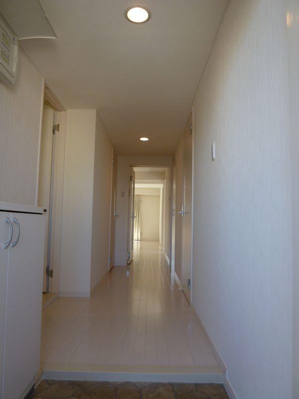 Entrance. Corridor as seen from the front door