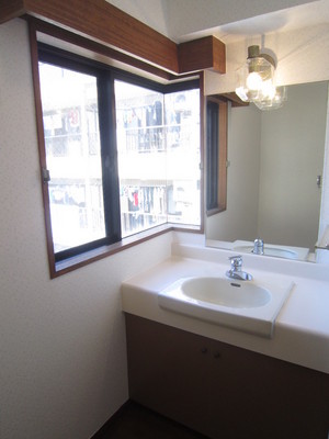 Washroom. Wash basin / With window