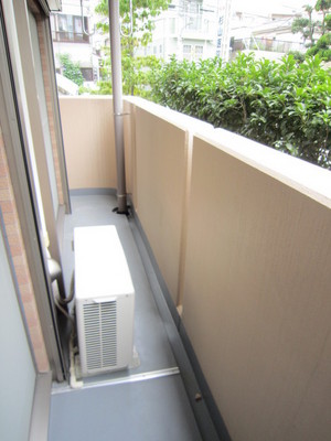 Balcony. Wide balcony