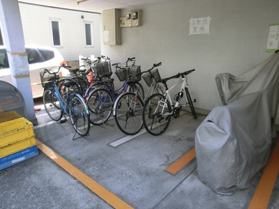 Other common areas. It is an on-site bicycle storage.