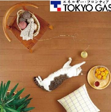 Living. Floor heating installation