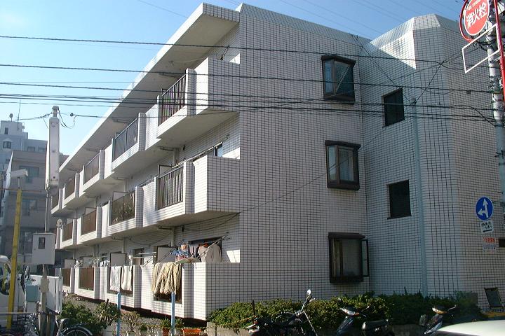 Building appearance. Paste appearance tile Day is good per before parking lot of eyes