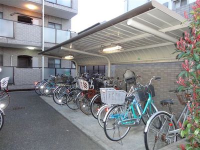 Other common areas. Is a bicycle parking lot.