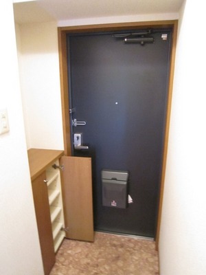 Entrance. Yes shoe box