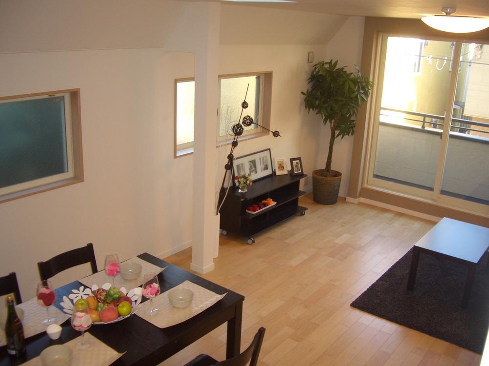 Living. TES floor heating in the living