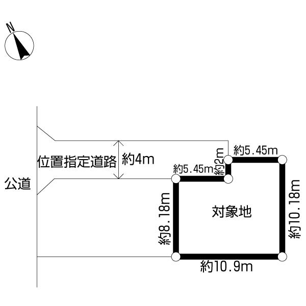 Compartment figure. Land price 35,800,000 yen, Land area 100.07 sq m