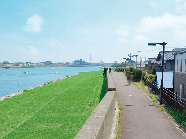 Surrounding environment. Kyuedogawa riverbed (a 10-minute walk / About 770m)