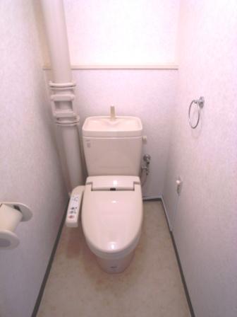 Toilet. New goods exchange, With Washlet