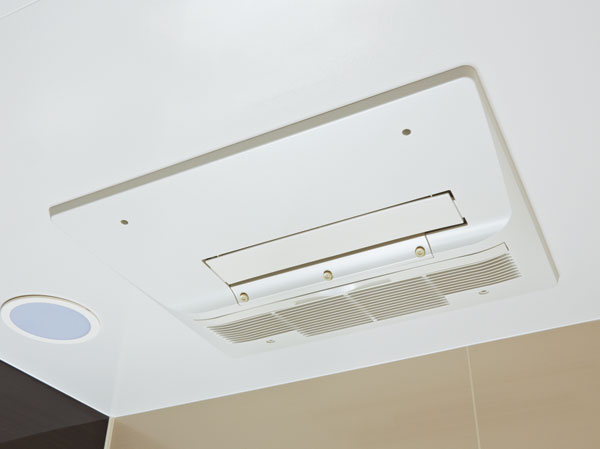 Bathing-wash room.  [Mist sauna with bathroom ventilation dryer] Mist of hot water enveloped the whole body, Mist sauna heals the mind and body with a bathroom ventilation dryer.