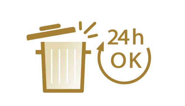 Common utility.  [24-hour garbage can out] You can put out the garbage at any time 24 hours. Since this by good without first reservoir garbage in the home, It maintains the integrity of the dwelling unit clean.
