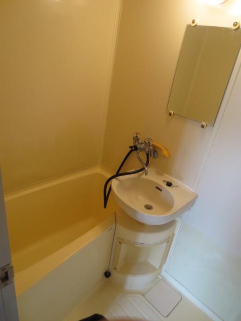 Bath. Convenient wash basin with 2-point unit bus