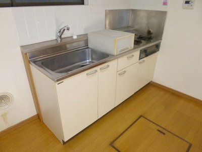 Kitchen. There are spacious kitchen
