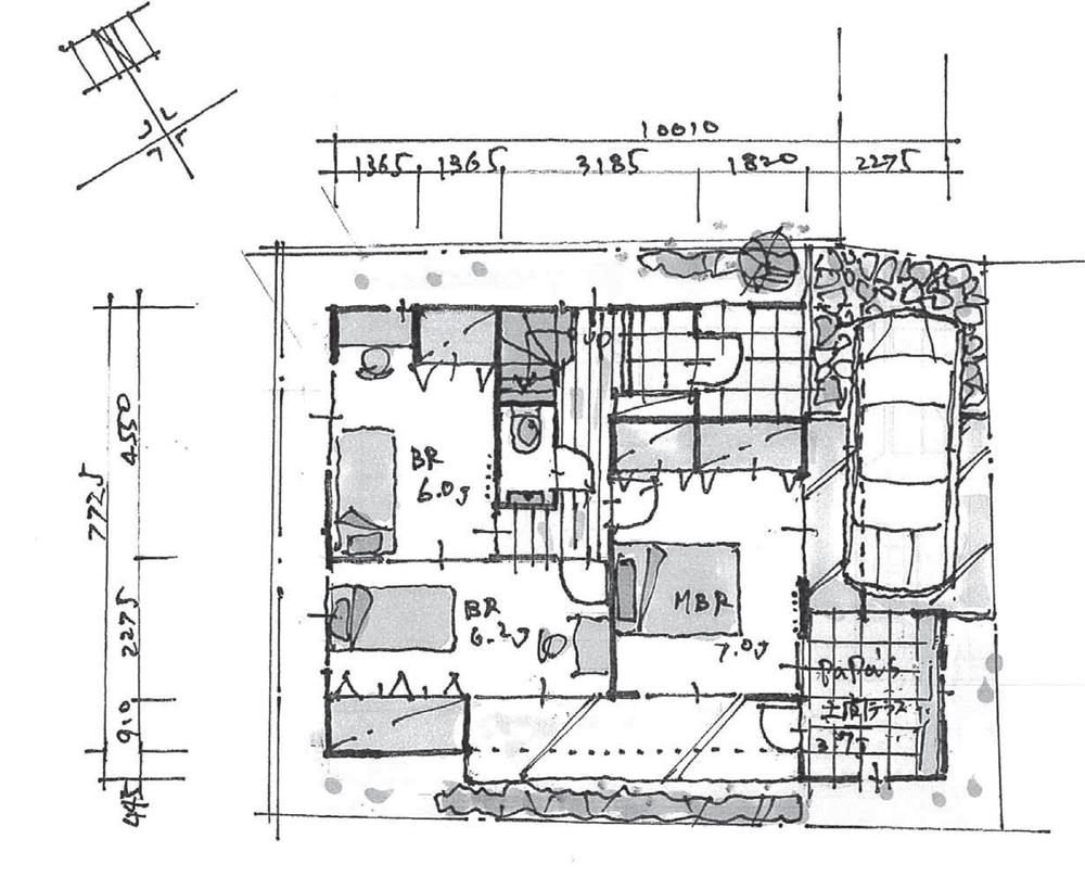 Building plan example (floor plan). Building plan example 1-floor plan view