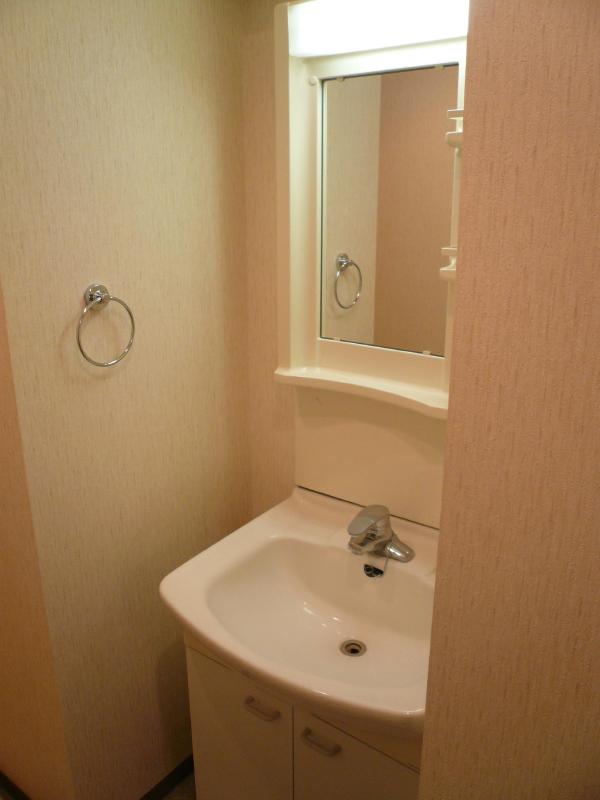 Washroom. Independent wash basin