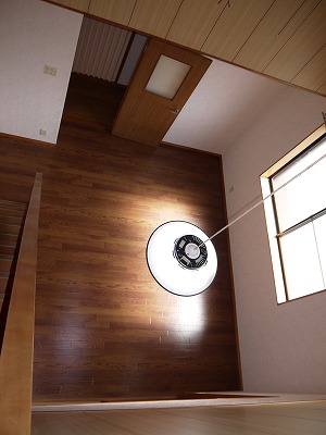 Living and room. From loft