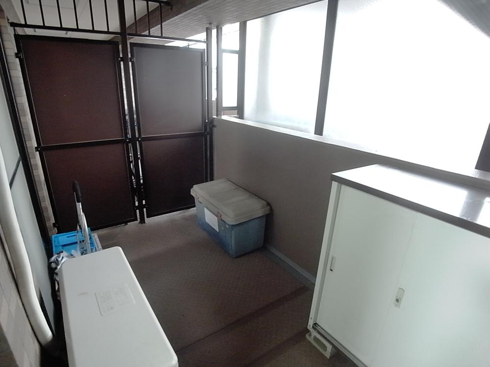 Balcony. Balconies of the entrance side.