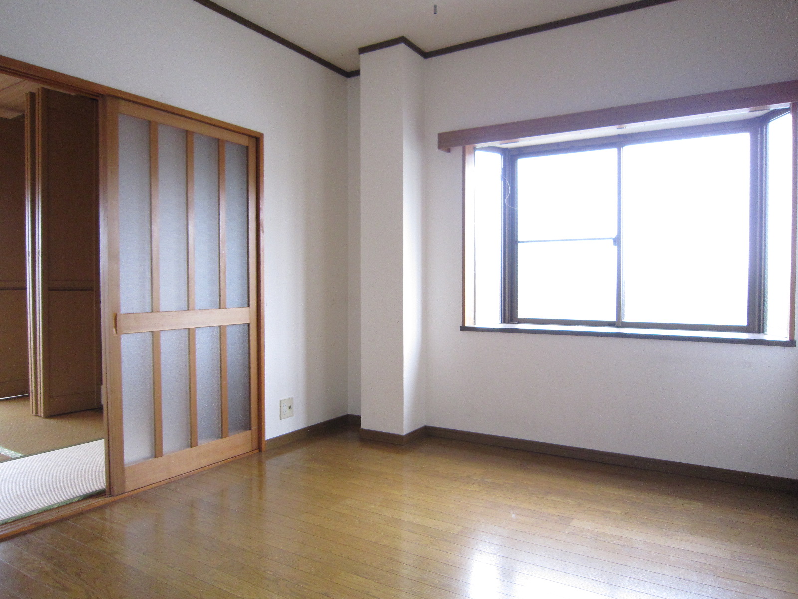 Other room space. With bay window