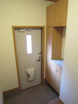 Entrance. Shoe box equipped