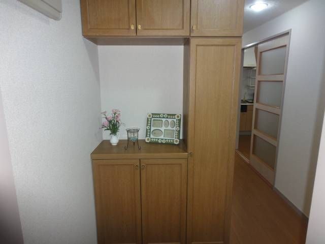 Entrance. It is air-conditioned living room.