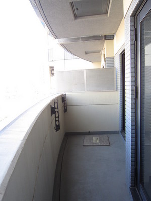 Balcony. Wide balcony