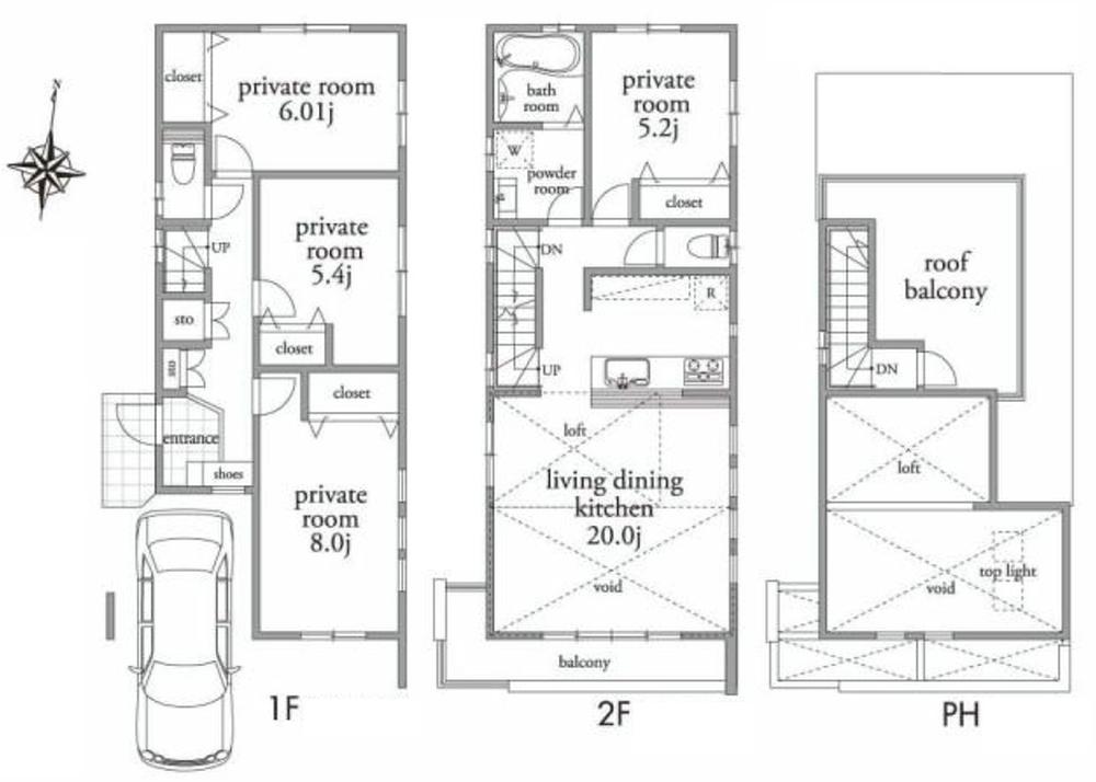 Floor plan. 39,800,000 yen, 4LDK, Land area 93.1 sq m , Building area 105.56 sq m