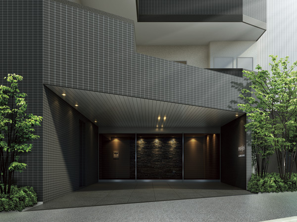 Shared facilities.  [Entrance Rendering] (It is those that caused draw based on the drawings of the planning stage, In fact a slightly different. Also, Planting does not represent the status of a particular season)