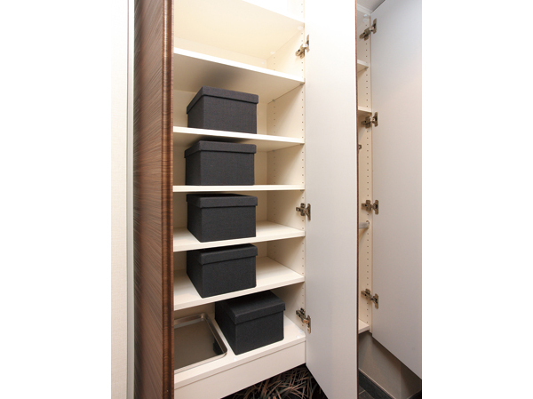 Interior.  [Shoe box] Realize "Plessis Koiwa ideal" in the high storage capacity and ease of use. Footwear input, closet, Things input, Triple walk-in closet (B ・ D type), etc., Ensure the storage space everywhere. To increase the storage capacity, It will be put away and clean the inside of the dwelling unit.