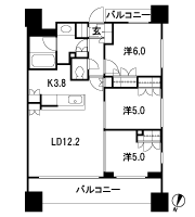 Floor: 3LDK + SIC + TR, the occupied area: 69.42 sq m