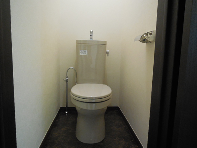 Toilet. Toilet still new that no one is using