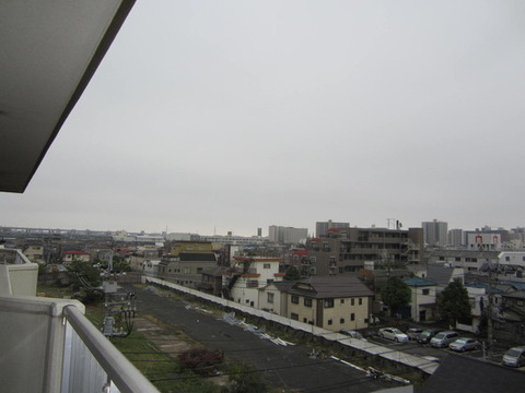 View. Shooting from the balcony