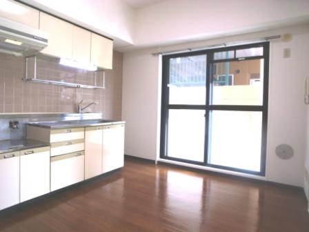 Kitchen. Bright window kitchen