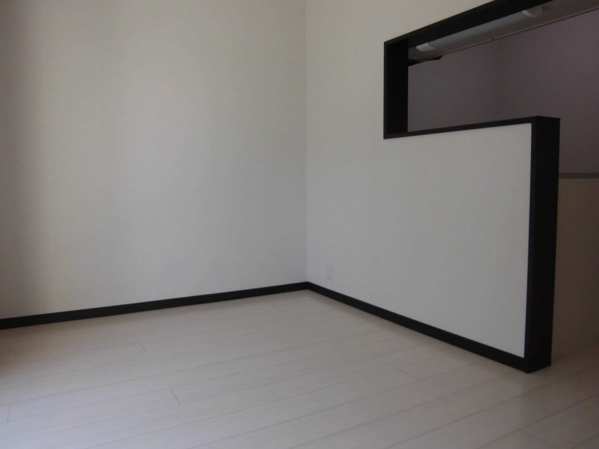 Living and room. Face-to-face kitchen