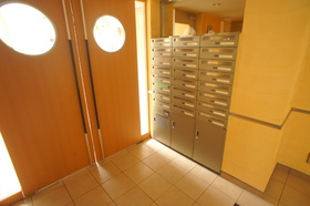 Other common areas. Courier BOX with aggregate post