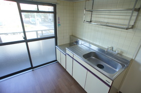 Kitchen. Ventilation is easily bright kitchen