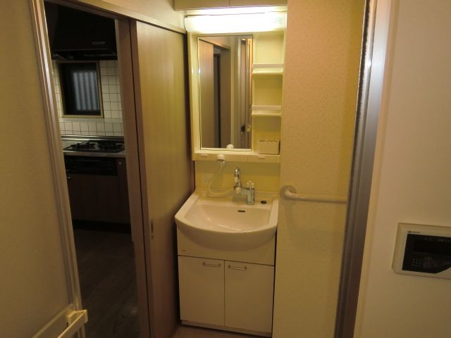 Washroom. Independent wash basin