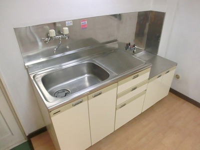 Kitchen. Two-burner stove is put kitchen.