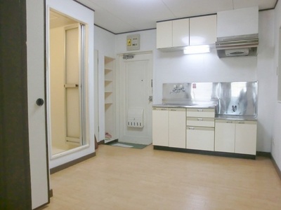 Living and room. Table is put living.