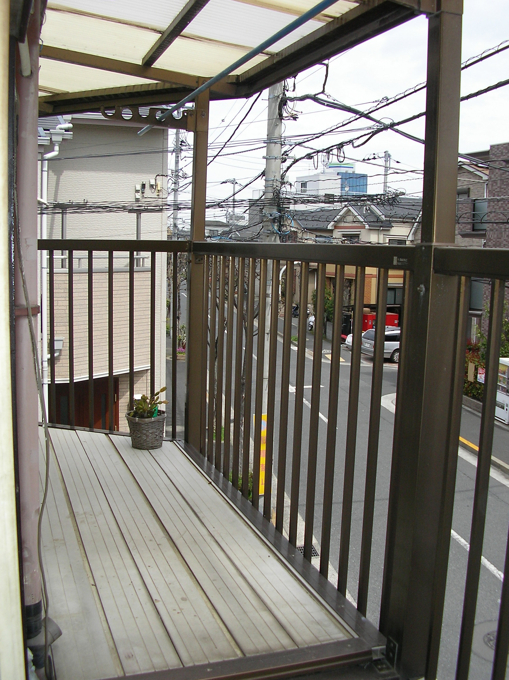 Balcony. Wide veranda