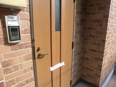 Entrance. Stylish entrance