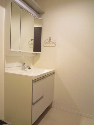 Washroom. Independent wash basin