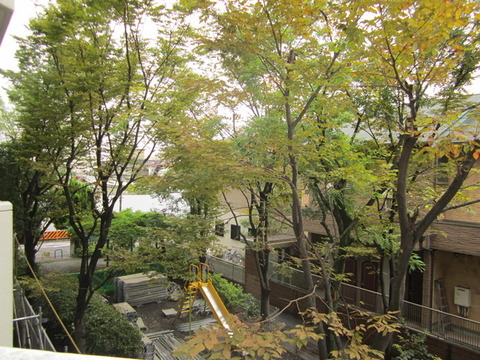 View. Shooting from the balcony