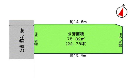 Compartment figure. West District road about 4.5m