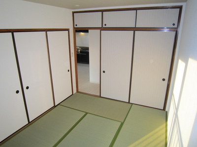 Living and room. Sunny Japanese-style