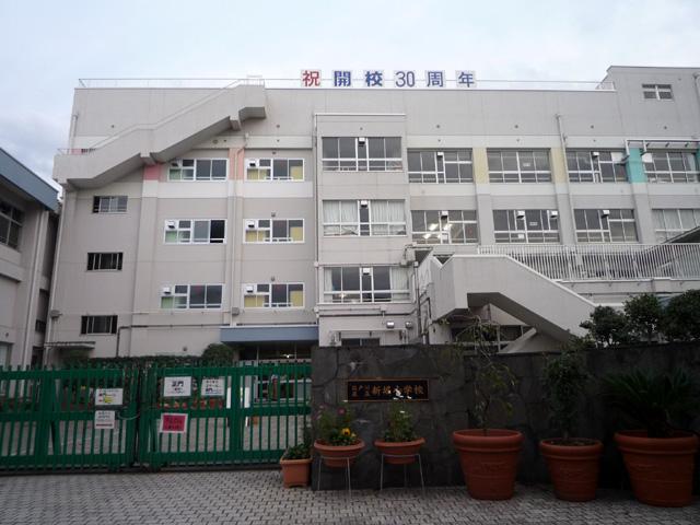 Primary school. Shinbori until elementary school 638m