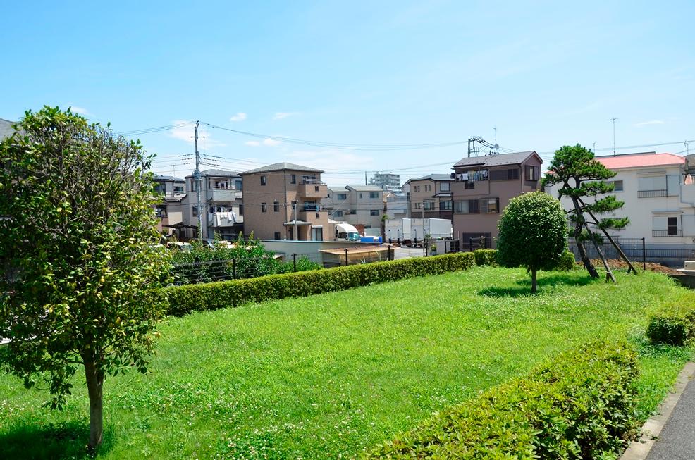 Streets around. Adjacent land to green space 10m