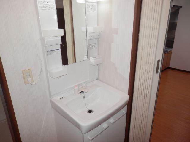 Washroom. Independent wash basin