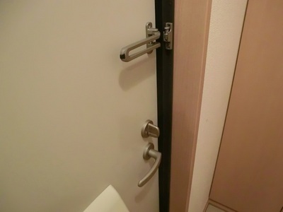 Entrance. It is the door lock of the peace of mind