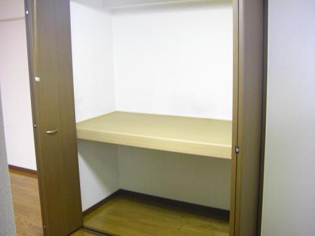 Living and room. With a large storage