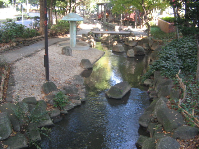 park. 300m until the water park entrance (park)