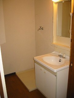 Washroom. Independent wash basin